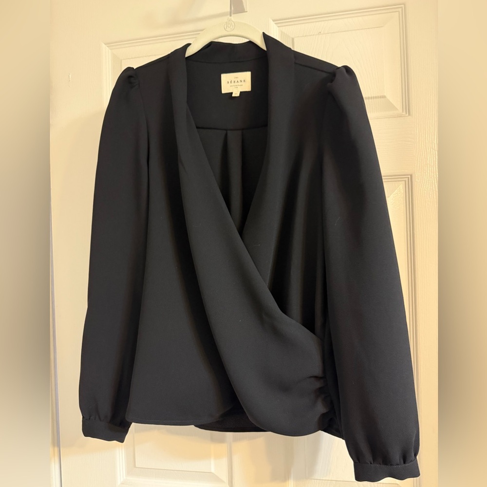 Sézane Wrap blouse - worn once